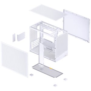 Jonsbo D32 STD Mesh PC Case, Mini Case, mATX - White