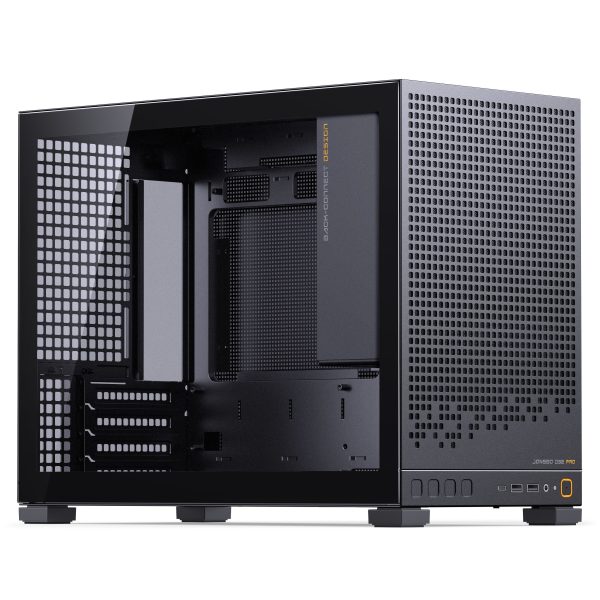 Jonsbo D32 PRO Black PC Case, Mini Case, mATX, Tempered Glass – Black