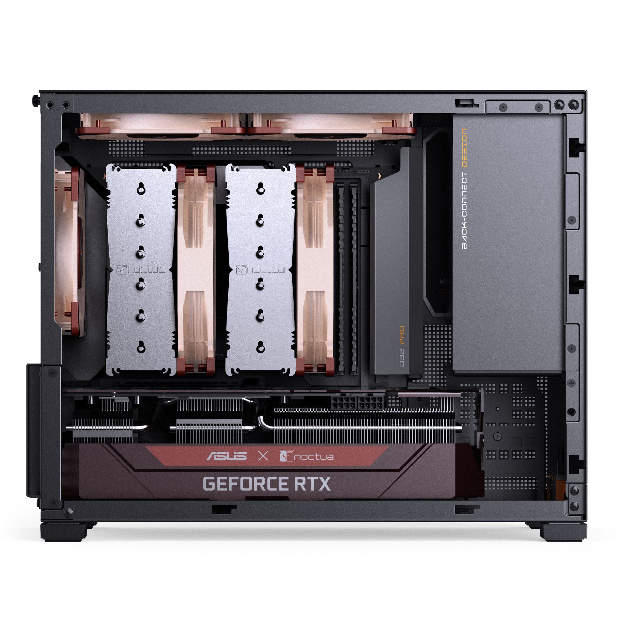 Jonsbo D32 PRO Black PC Case, Mini Case, mATX, Tempered Glass