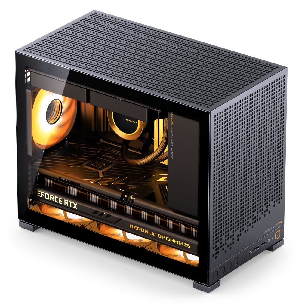 Jonsbo D32 PRO Black PC Case, Mini Case, mATX, Tempered Glass Jonsbo D32 PRO Black PC Case, Mini Case, mATX, Tempered Glass