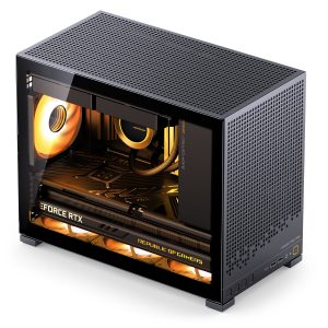 Jonsbo D32 PRO Black PC Case, Mini Case, mATX, Tempered Glass - Black