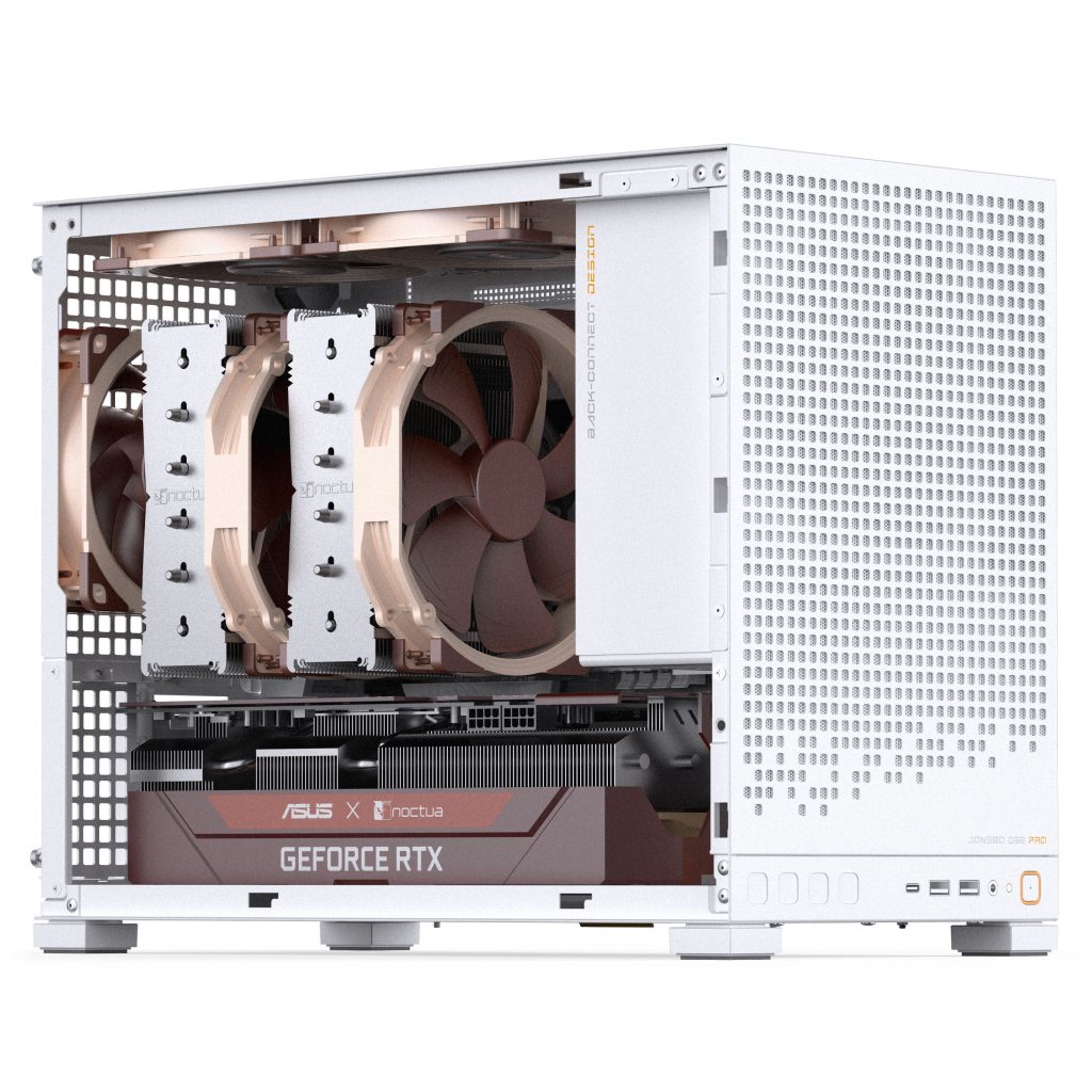 Jonsbo D32 PRO White PC Case, Mini Case, mATX, Tempered Glass - White
