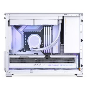 Jonsbo D32 PRO White PC Case, Mini Case, mATX, Tempered Glass - White
