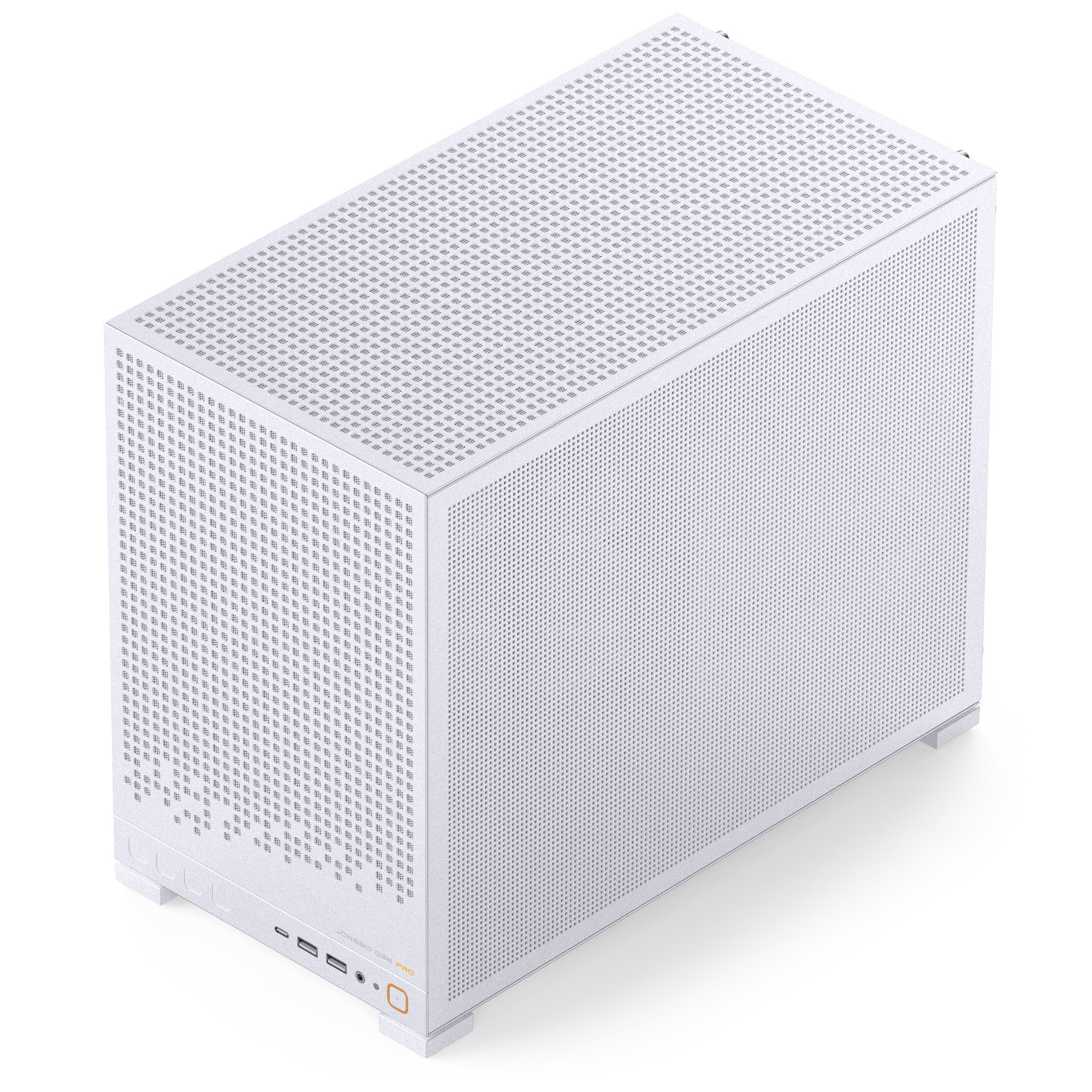 Jonsbo D32 PRO White PC Case, Mini Case, mATX, Tempered Glass - White