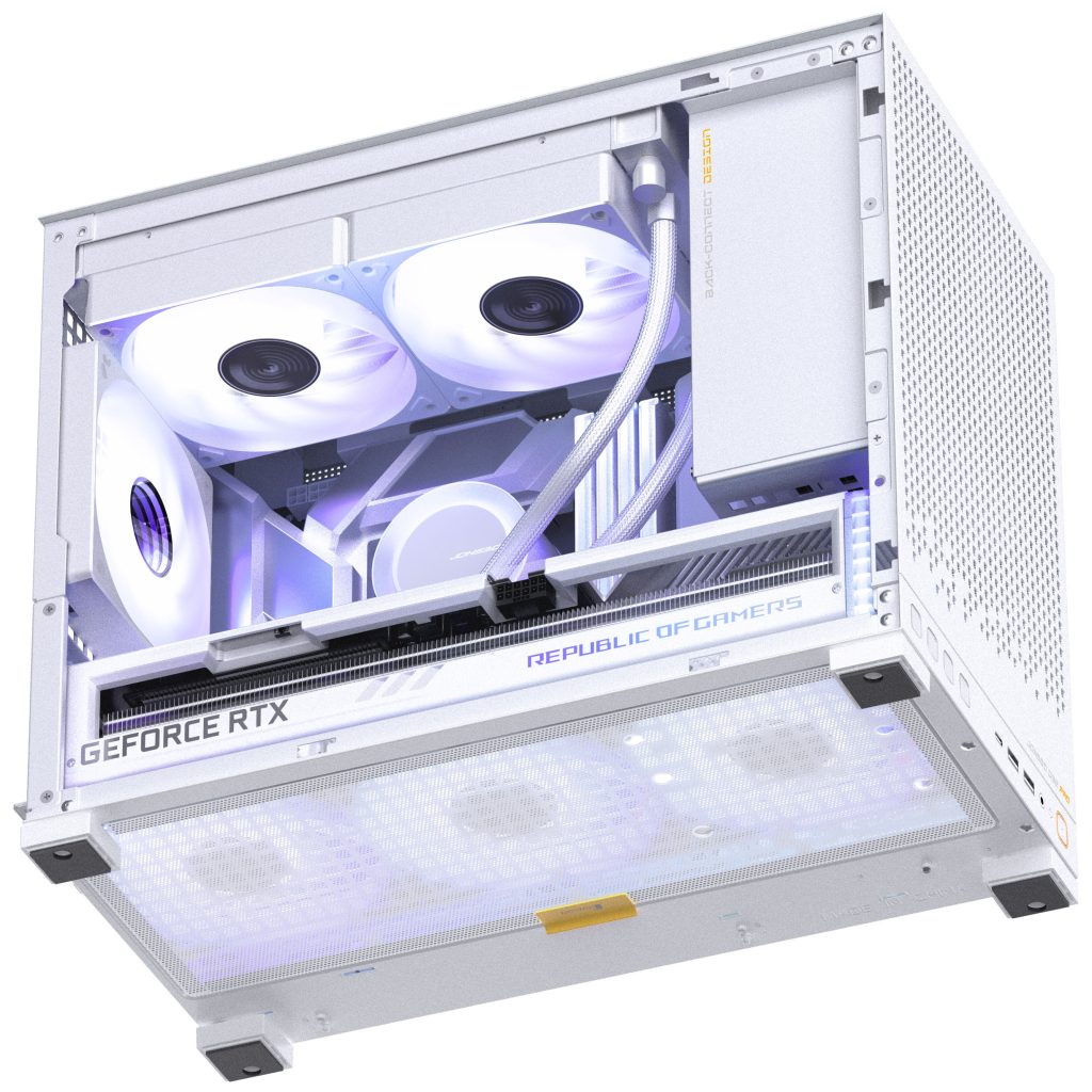Jonsbo D32 PRO White PC Case, Mini Case, mATX, Tempered Glass - White