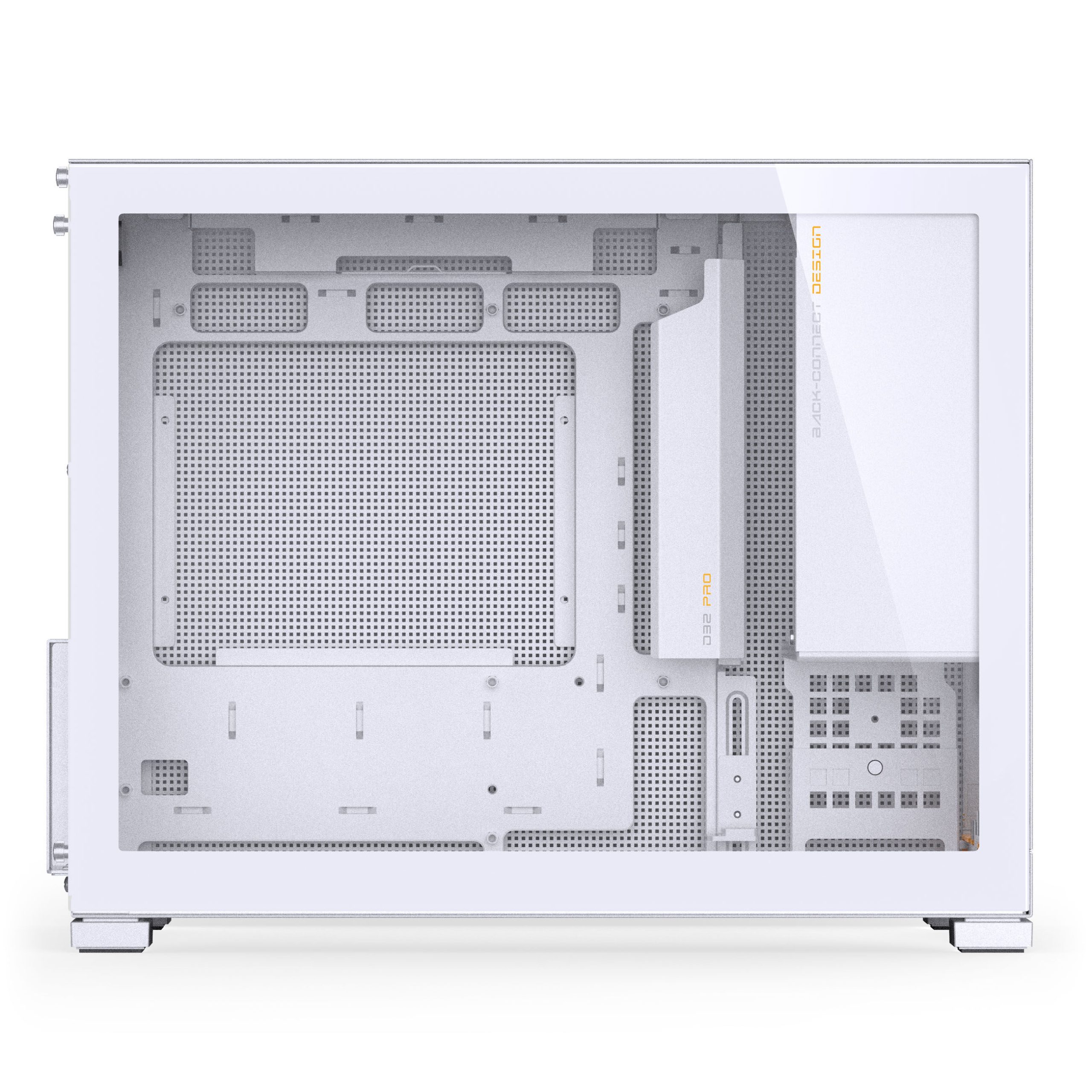 Jonsbo D32 PRO White PC Case, Mini Case, mATX, Tempered Glass - White