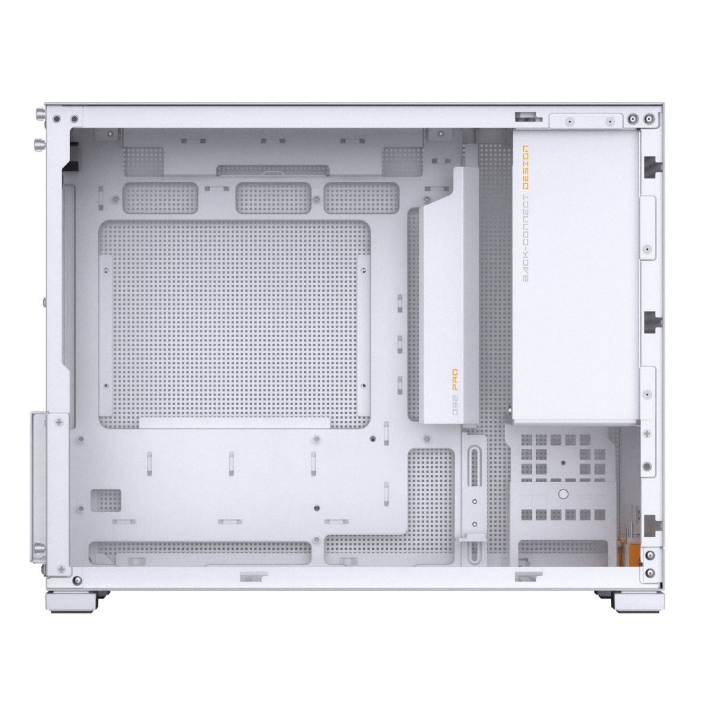 Jonsbo D32 PRO White PC Case, Mini Case, mATX, Tempered Glass - White