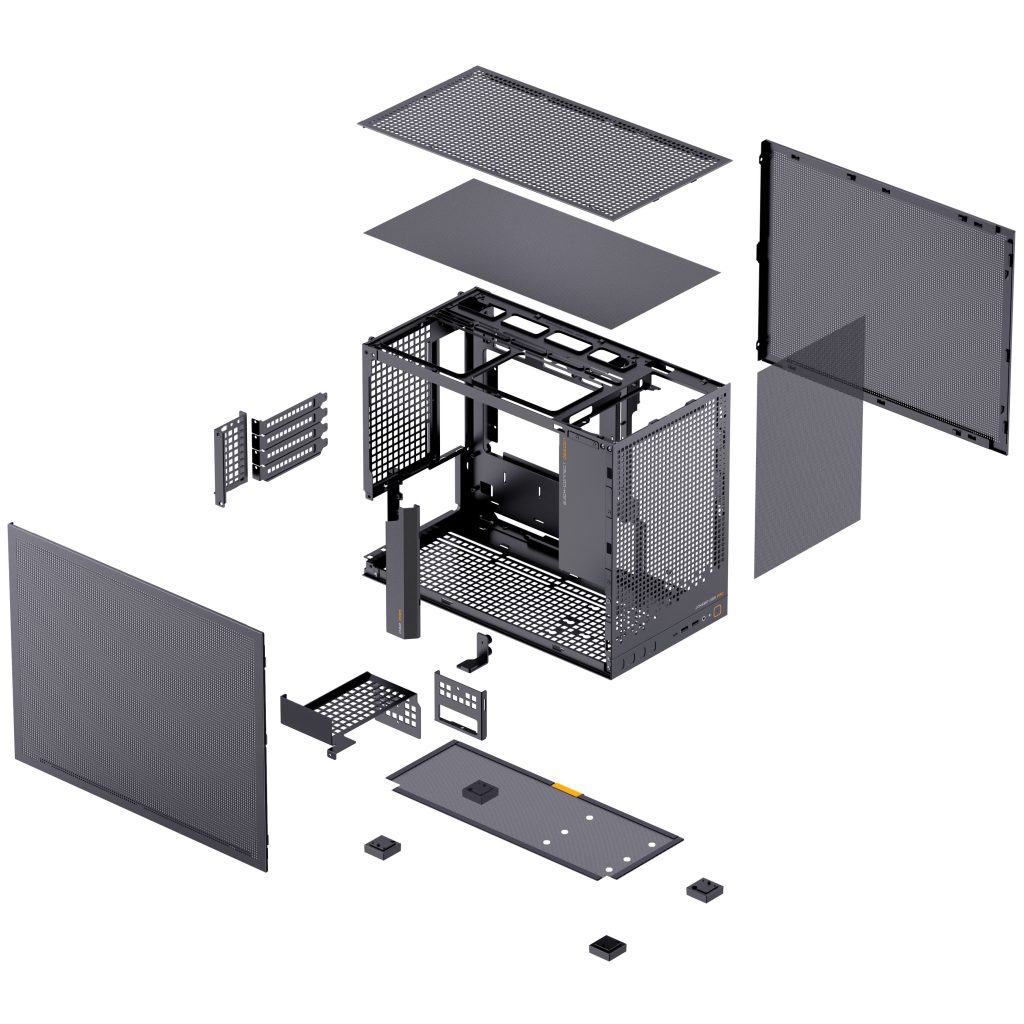 Jonsbo D32 PRO Mesh PC Case, Mini Case, mATX - Black
