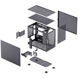 Jonsbo D32 PRO Mesh PC Case, Mini Case, mATX - Black