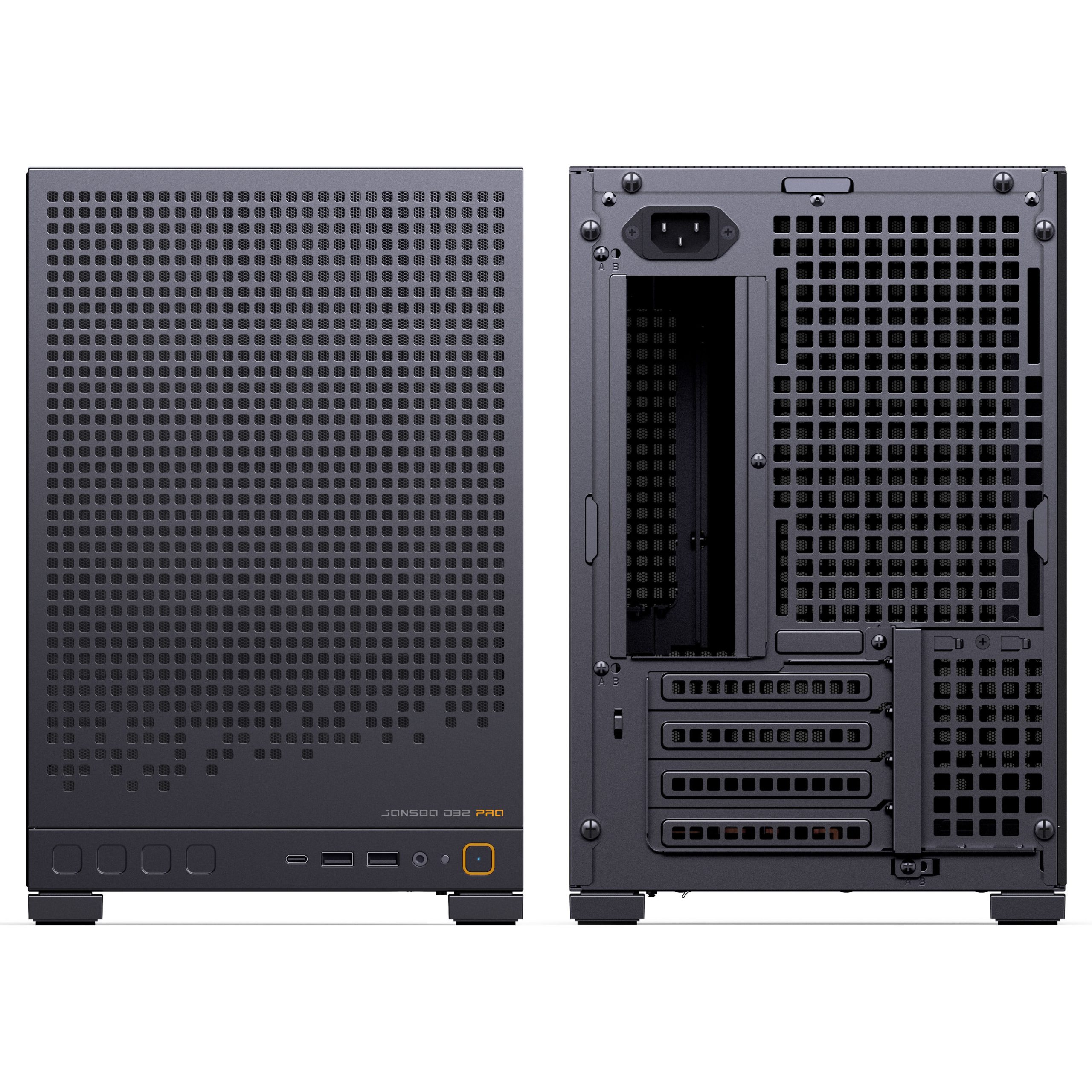 Jonsbo D32 PRO Mesh PC Case, Mini Case, mATX - Black