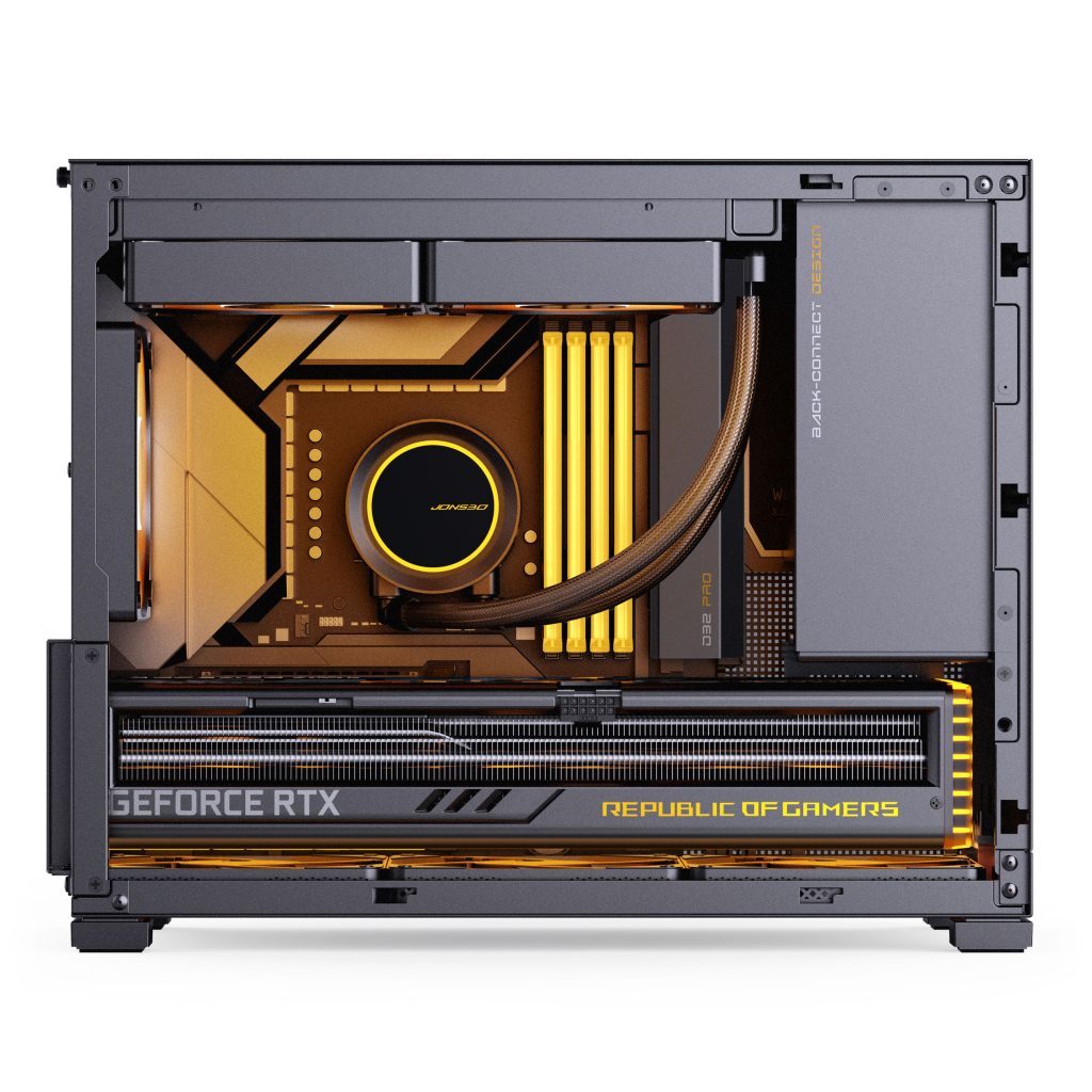 Jonsbo D32 PRO Mesh PC Case, Mini Case, mATX - Black - Watercooling UK
