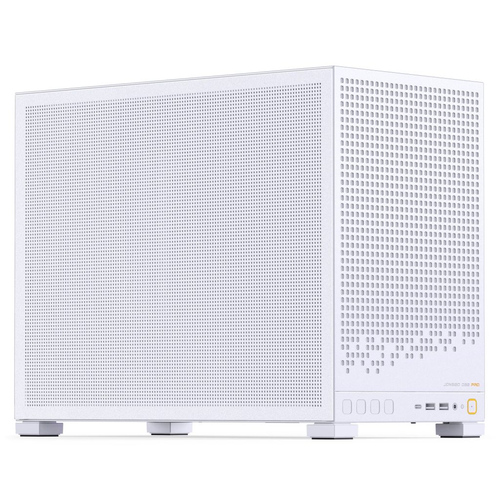 Jonsbo D32 PRO Mesh PC Case, Mini Case, mATX - White