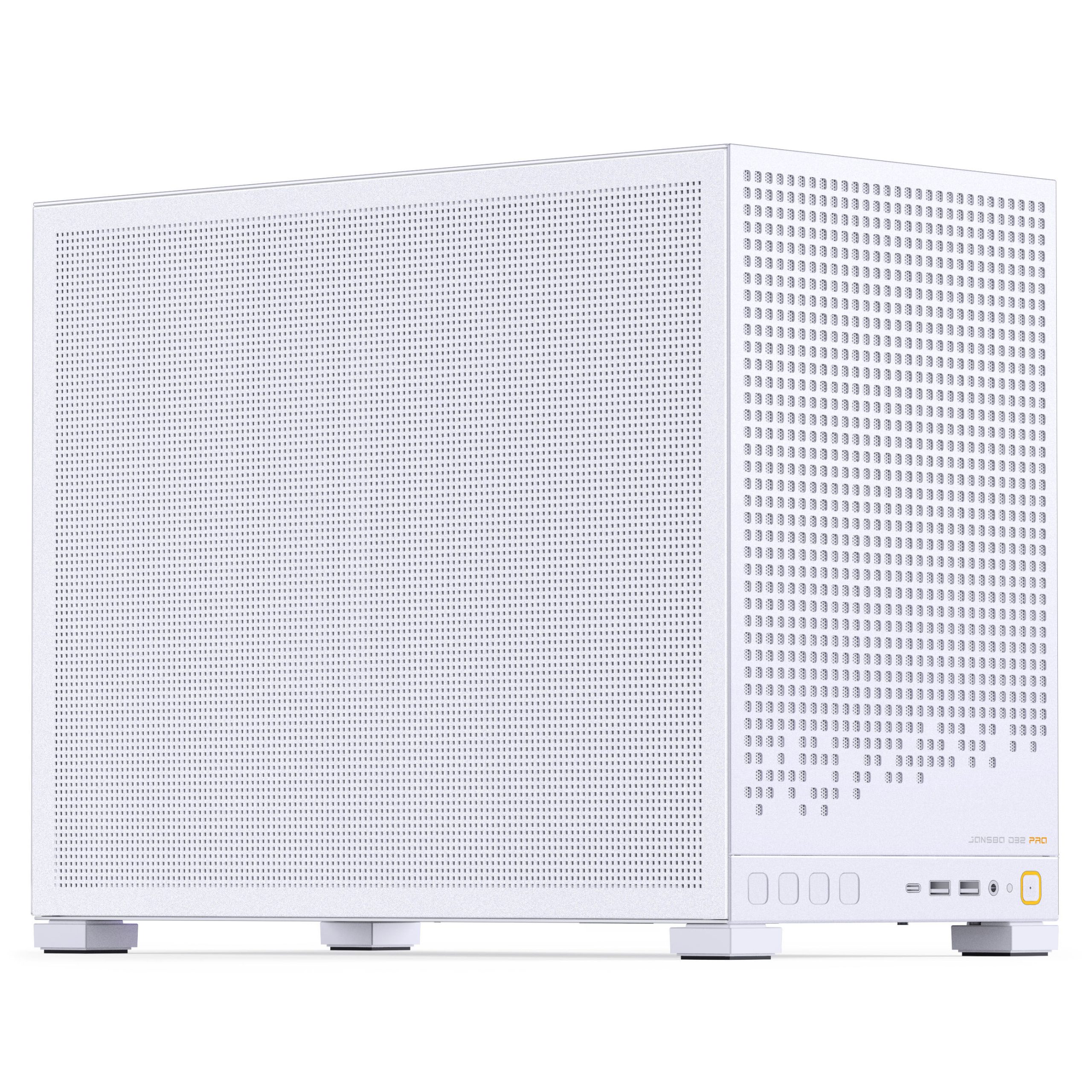 Jonsbo D32 PRO Mesh PC Case, Mini Case, mATX - White