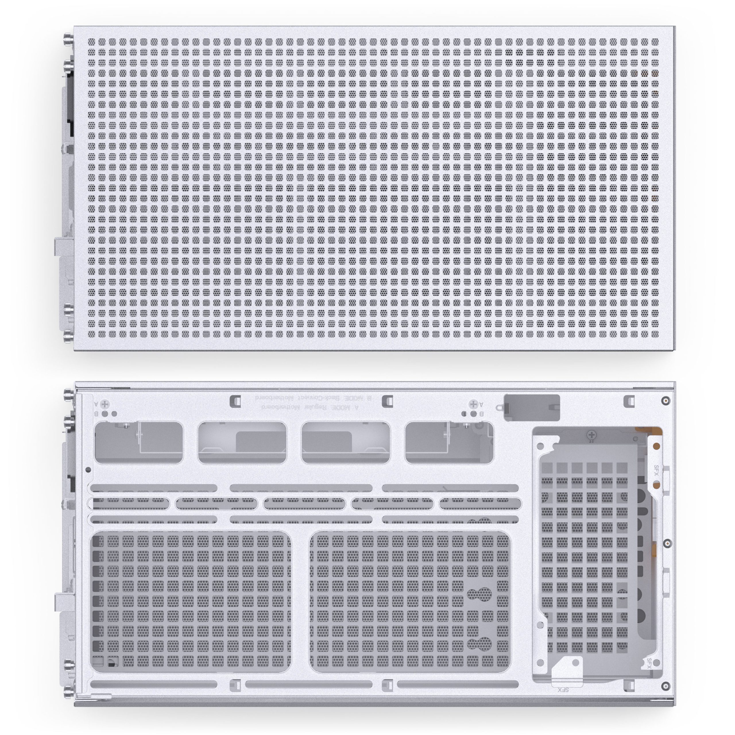 Jonsbo D32 PRO Mesh PC Case, Mini Case, mATX - White