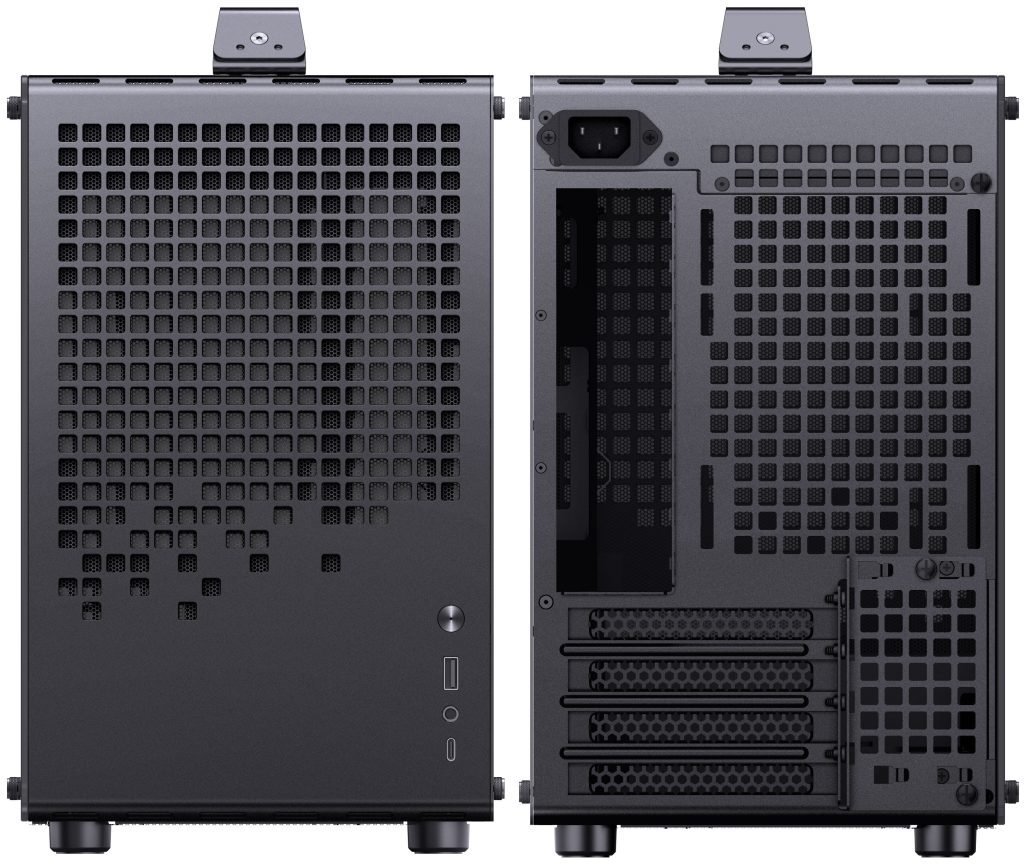 Jonsplus (Jonsbo) Z20 Mesh PC Case, Mini Tower, Micro-ATX, with Carrying Handle - Black