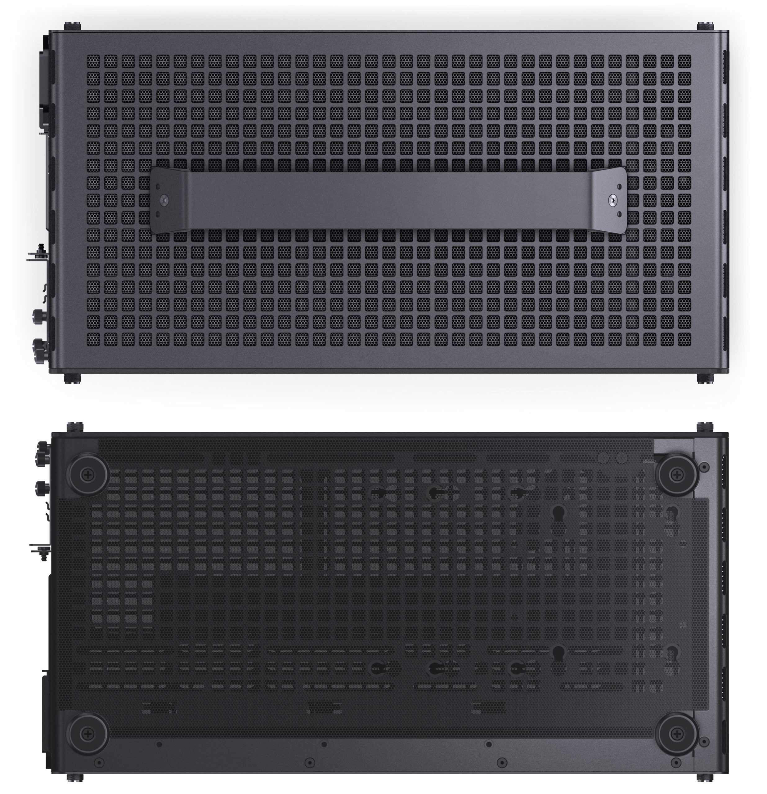 Jonsplus (Jonsbo) Z20 Mesh PC Case, Mini Tower, Micro-ATX, with Carrying Handle - Black