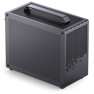 Jonsplus (Jonsbo) Z20 Mesh PC Case, Mini Tower, Micro-ATX, with Carrying Handle - Black