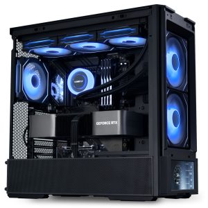 Lian Li LANCOOL 207 Digital PC Case, Midi-Tower, ATX, Tempered Glass - Black