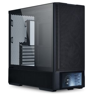 Lian Li LANCOOL 207 Digital PC Case, Midi-Tower, ATX, Tempered Glass - Black