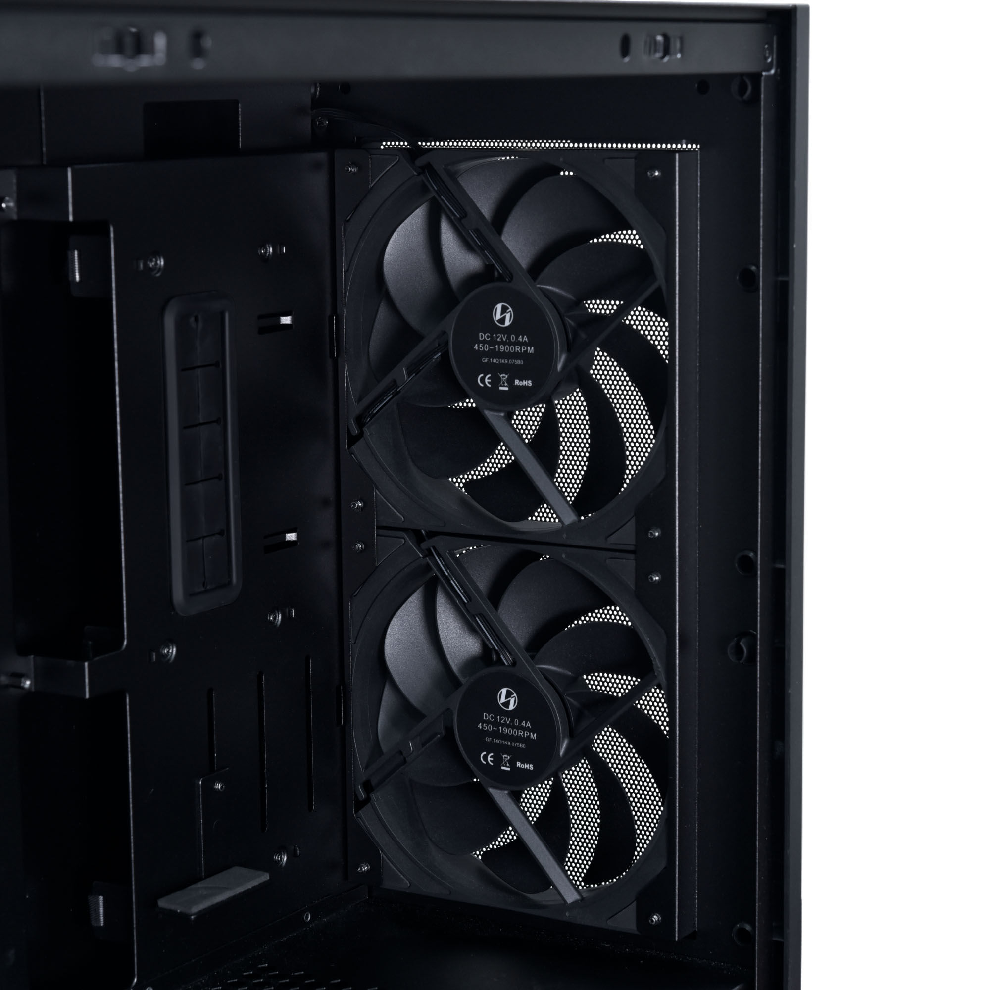 Lian Li LANCOOL 207 Digital PC Case, Midi-Tower, ATX, Tempered Glass - Black