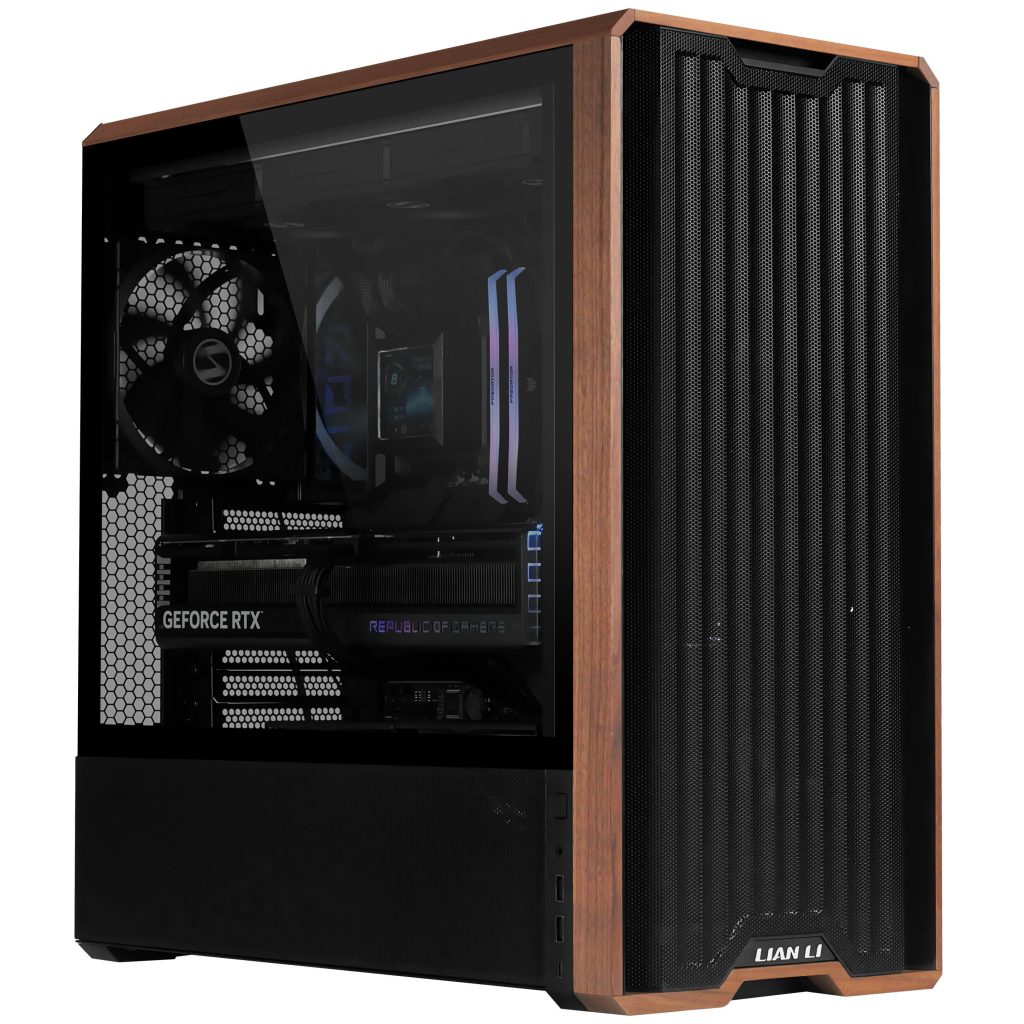 Lian Li Lancool 217 PC Case, Midi-Tower, ATX, Tempered Glass - Black : image 7
