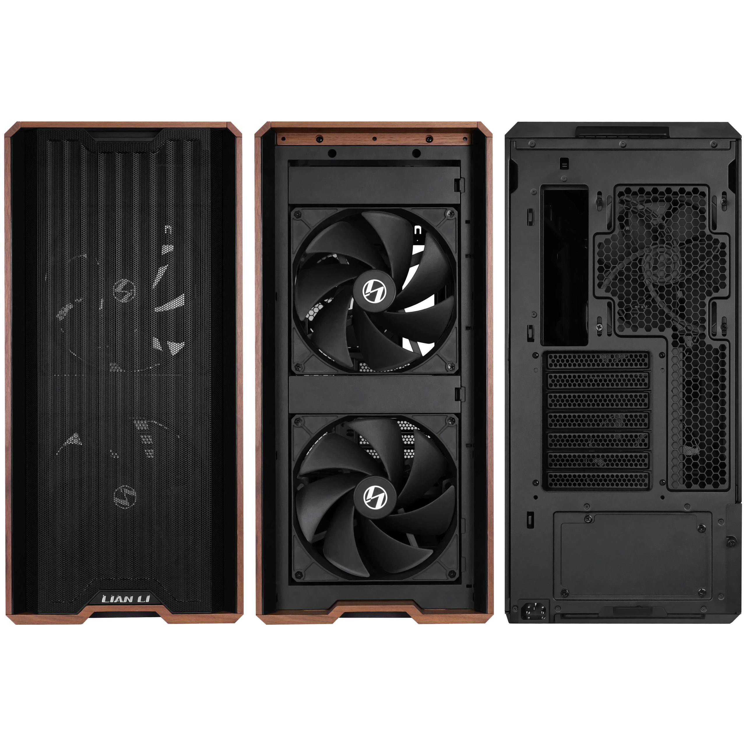 Lian Li Lancool 217 PC Case, Midi-Tower, ATX, Tempered Glass - Black : image 6