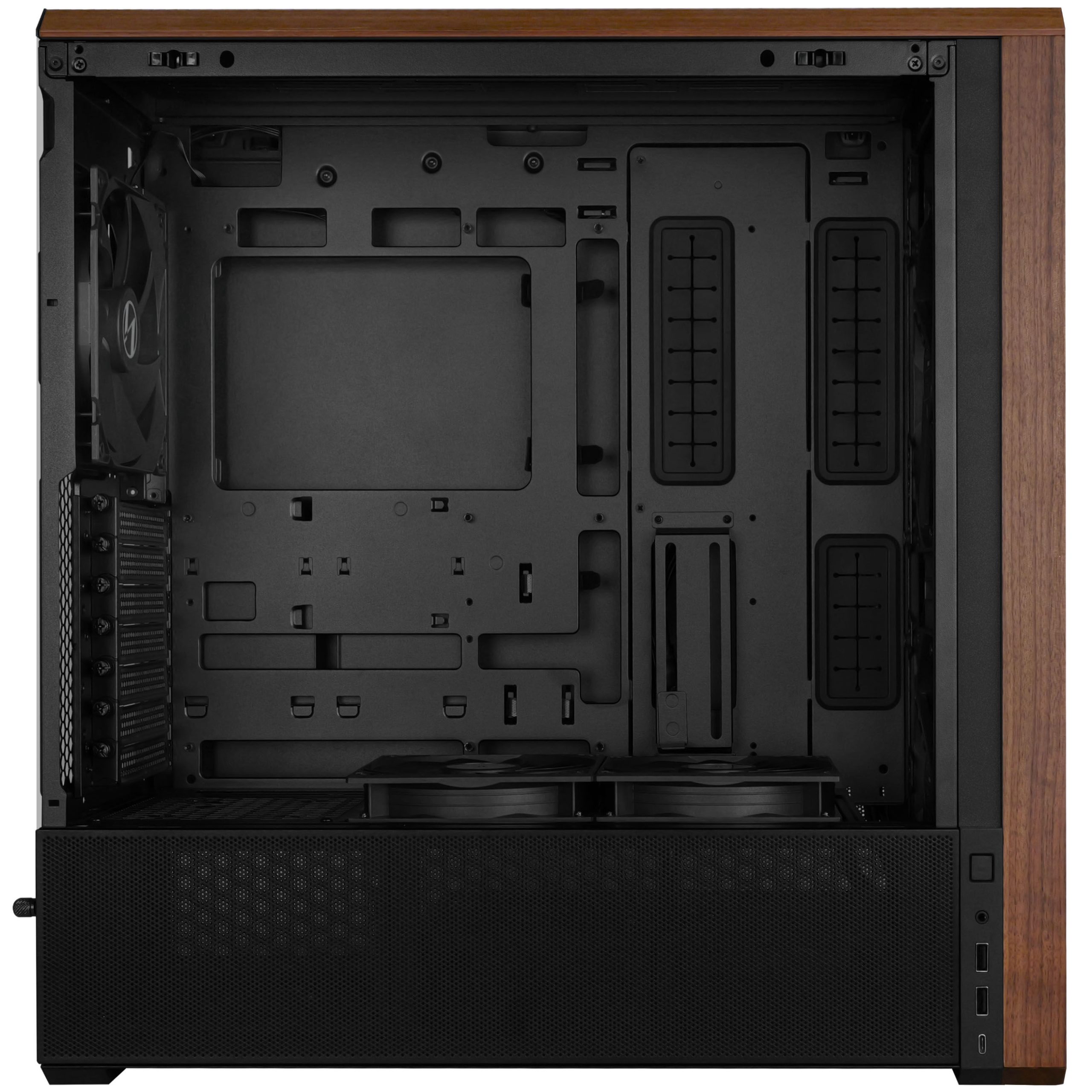 Lian Li Lancool 217 PC Case, Midi-Tower, ATX, Tempered Glass - Black : image 4
