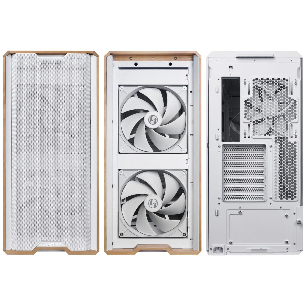 Lian Li Lancool 217 PC Case, Midi-Tower, ATX, Tempered Glass - White : image 5