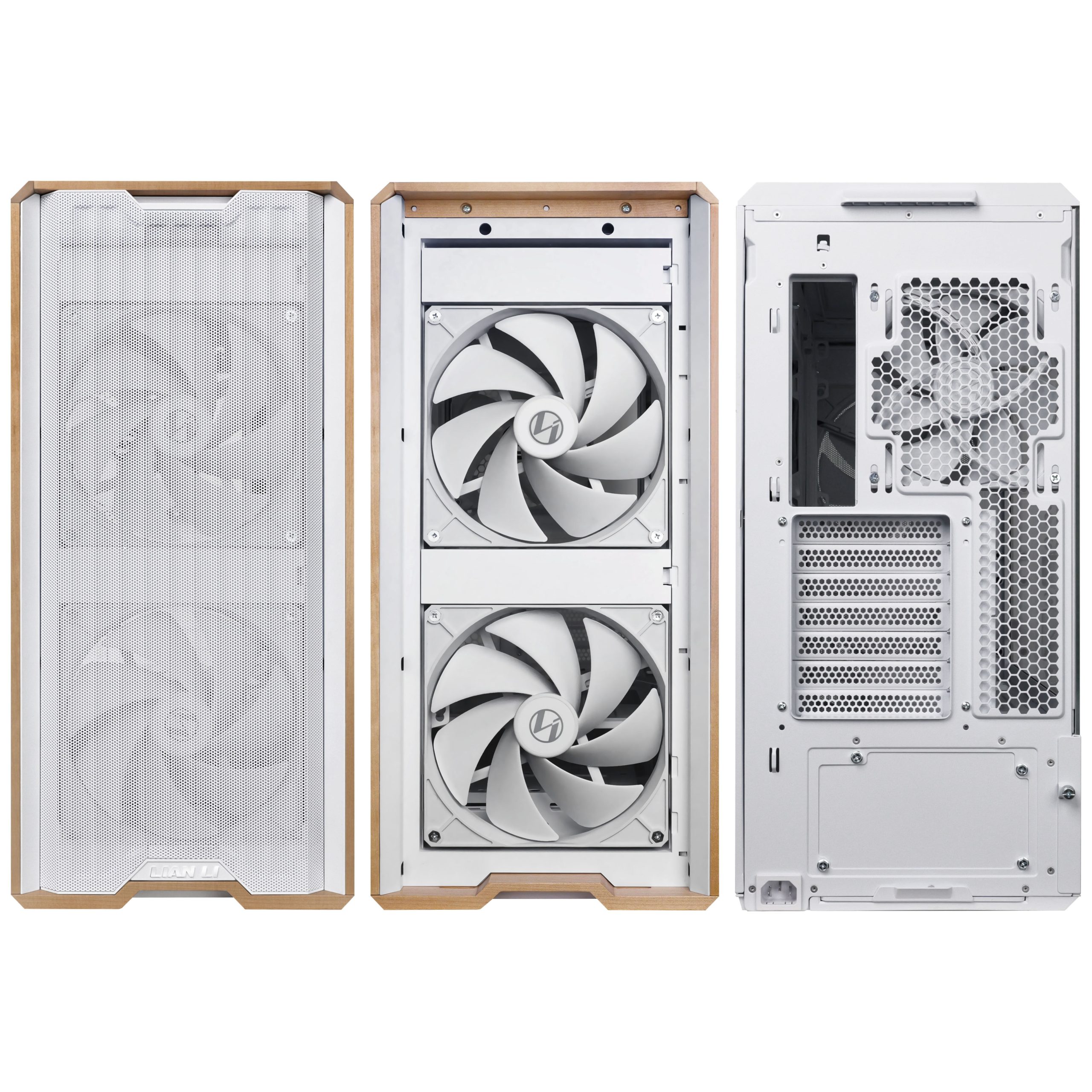 Lian Li Lancool 217 PC Case, Midi-Tower, ATX, Tempered Glass - White : image 5