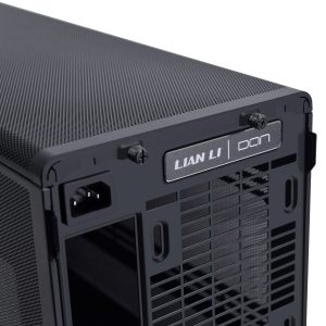 Lian Li DAN Cases A3-mATX Wood Edition PC Case, Tempered Glass, Micro-ATX - Walnut, Black