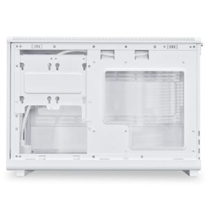 Lian Li DAN Cases A3-mATX Wood Edition PC Case, Tempered Glass, Micro-ATX - Beech, White