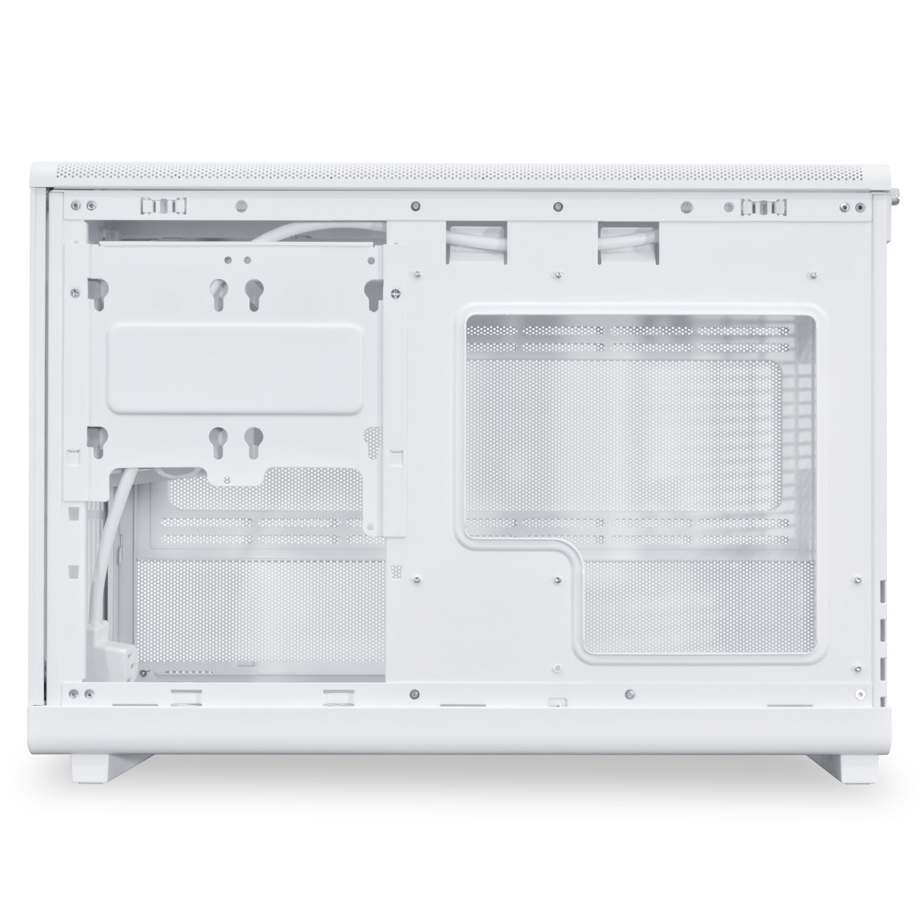 Lian Li DAN Cases A3-mATX Wood Edition PC Case, Tempered Glass, Micro-ATX - Beech, White