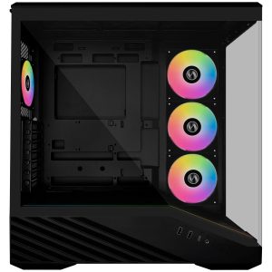 Lian Li Vector V100 PC Case, Midi-Tower, ATX, RGB, Tempered Glass - Black