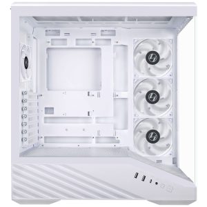 Lian Li Vector V100 PC Case, Midi-Tower, ATX, RGB, Tempered Glass - White
