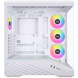 Lian Li Vector V100 PC Case, Midi-Tower, ATX, RGB, Tempered Glass - White
