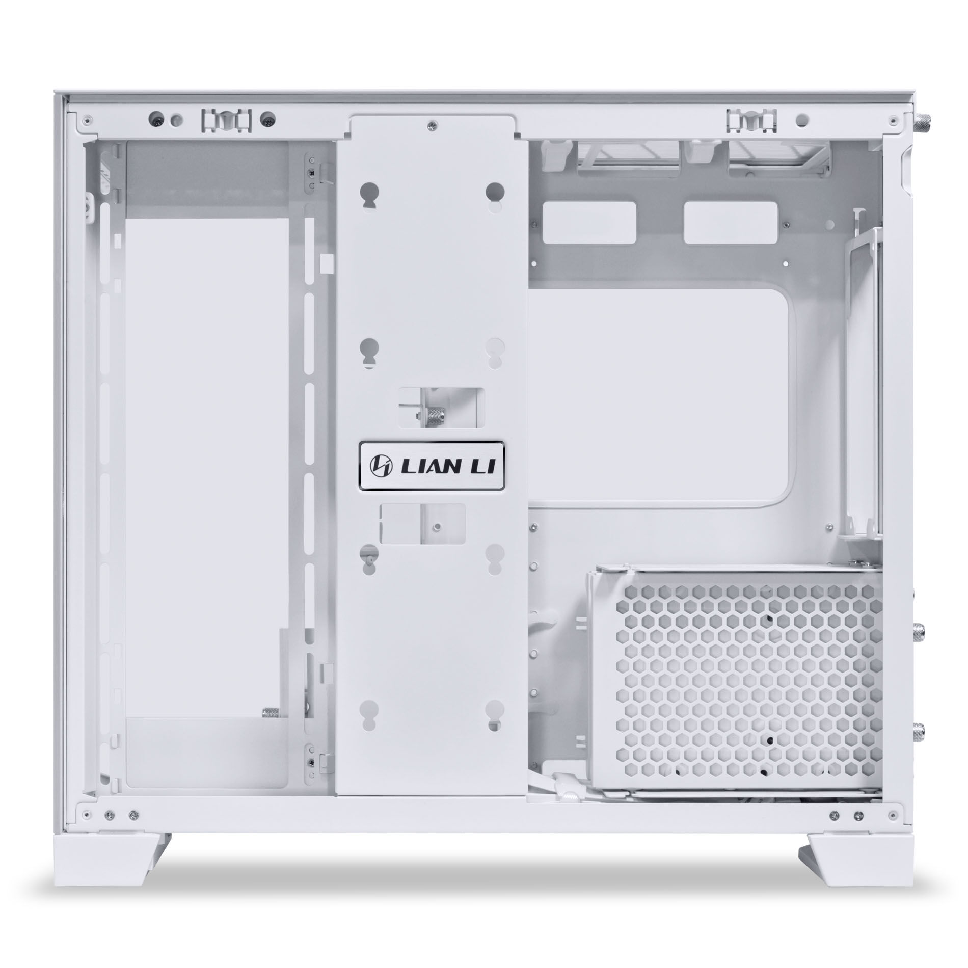Lian Li O11 Dynamic Mini V2 PC Case, Mini Case, ATX, Tempered Glass - White