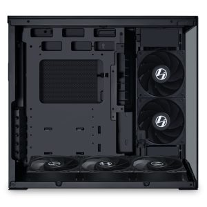 Lian Li O11 Dynamic Mini V2 Flow PC Case, Mini Case, ATX, Tempered Glass - Includes 5x 120 mm Fans, Black