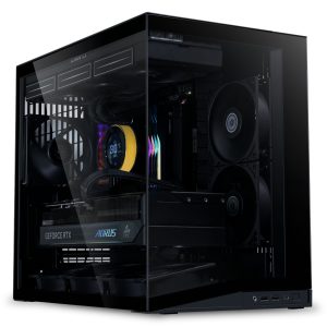Lian Li O11 Dynamic Mini V2 Flow PC Case, Mini Case, ATX, Tempered Glass - Includes 5x 120 mm Fans, Black