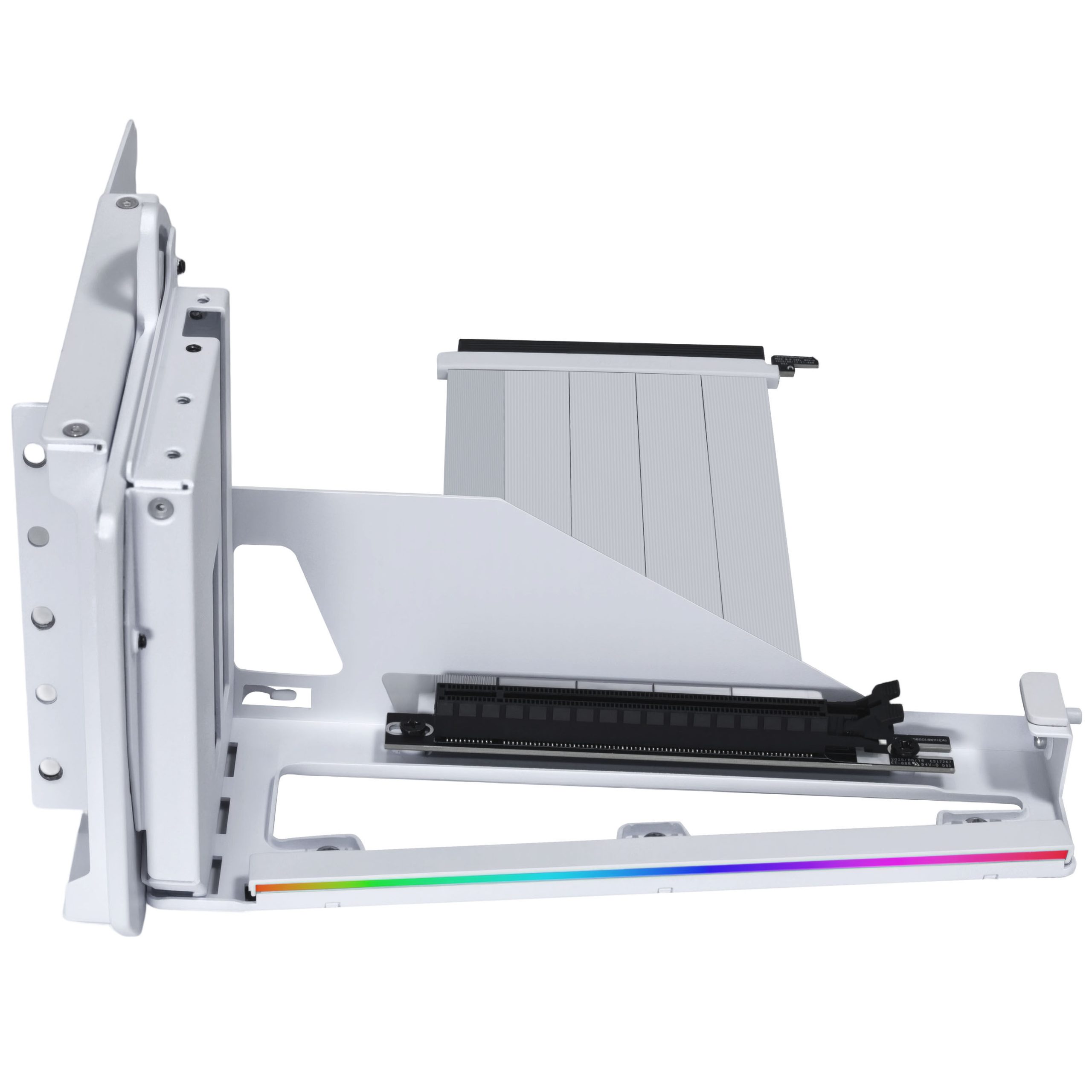 Lian Li Multi-Directional 4 Slots Vertical GPU Bracket v3, with PCIe 5.0 Riser Cable - White