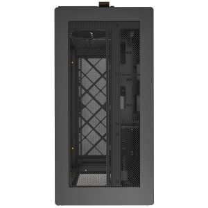 Montech HS01 PC Case, Midi-Tower, ATX, aRGB, Tempered Glass - Black