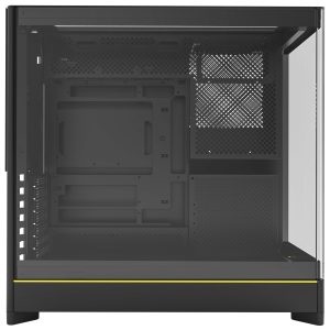 Montech HS02 PC Case, Midi-Tower, ATX, Tempered Glass, ARGB - Black