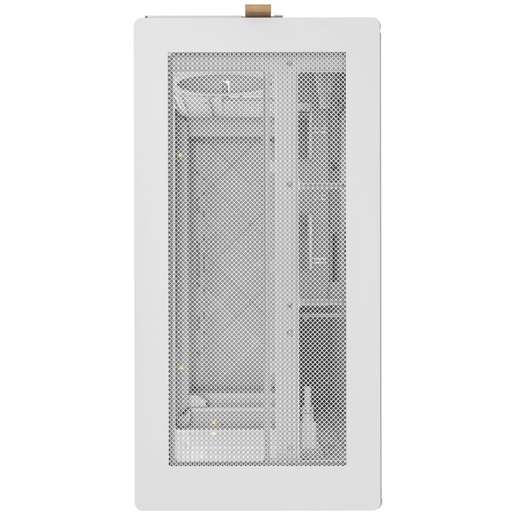 Montech HS02 PC Case, Midi-Tower, ATX, Tempered Glass, ARGB - White