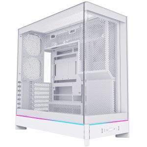Montech HS02 PC Case, Midi-Tower, ATX, Tempered Glass, ARGB - White