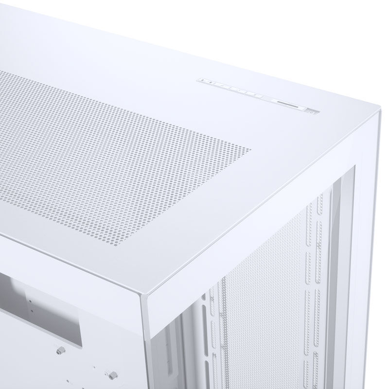 PHANTEKS Eclipse G400A PC Case, Midi-Tower, E-ATX, Tempered Glass, D-RGB - White
