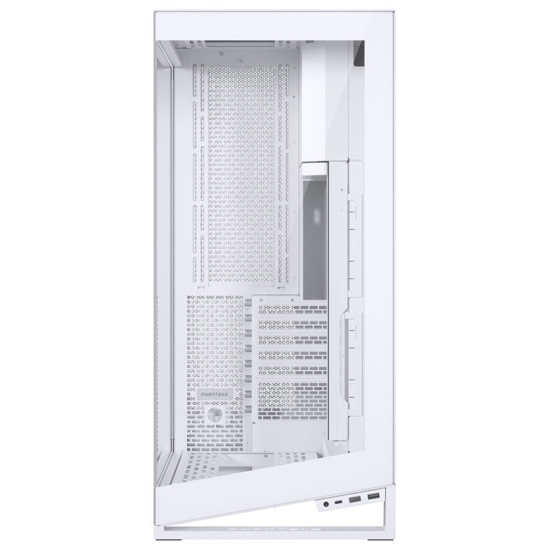 PHANTEKS Eclipse G400A PC Case, Midi-Tower, E-ATX, Tempered Glass, D-RGB - White