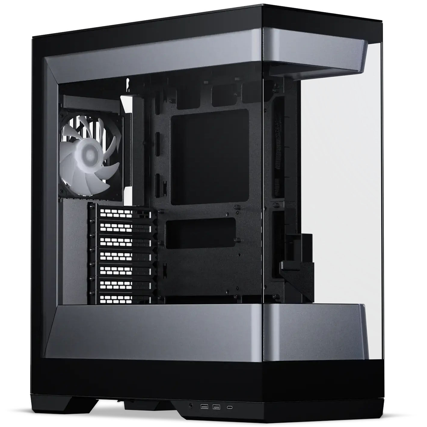 Phanteks Evolv S2 PC Case, Midi-Tower, E-ATX, RGB, Tempered Glass - Black