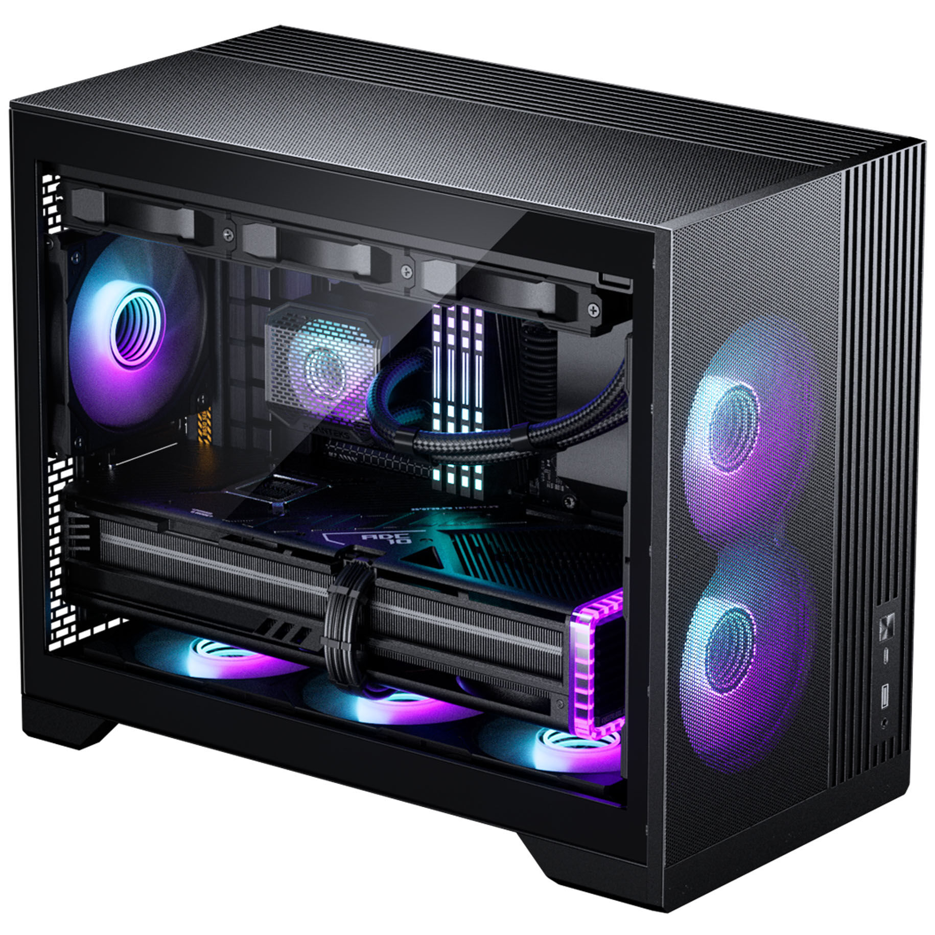 Xt Computer Case Phanteks XT M3 PC Case, Mini Case, mATX, Tempered Glass - Black ...