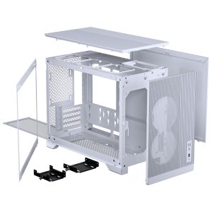 Phanteks XT M3 PC Case, Mini Case, mATX, Tempered Glass - White : image 14