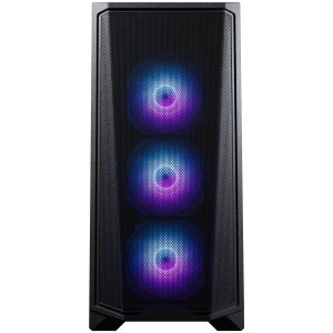 Phanteks Eclipse G370A PC Case, Midi-Tower, SSI-EEB, RGB, Tempered Glass - Includes 3x 120 mm Fans, Black : image 3
