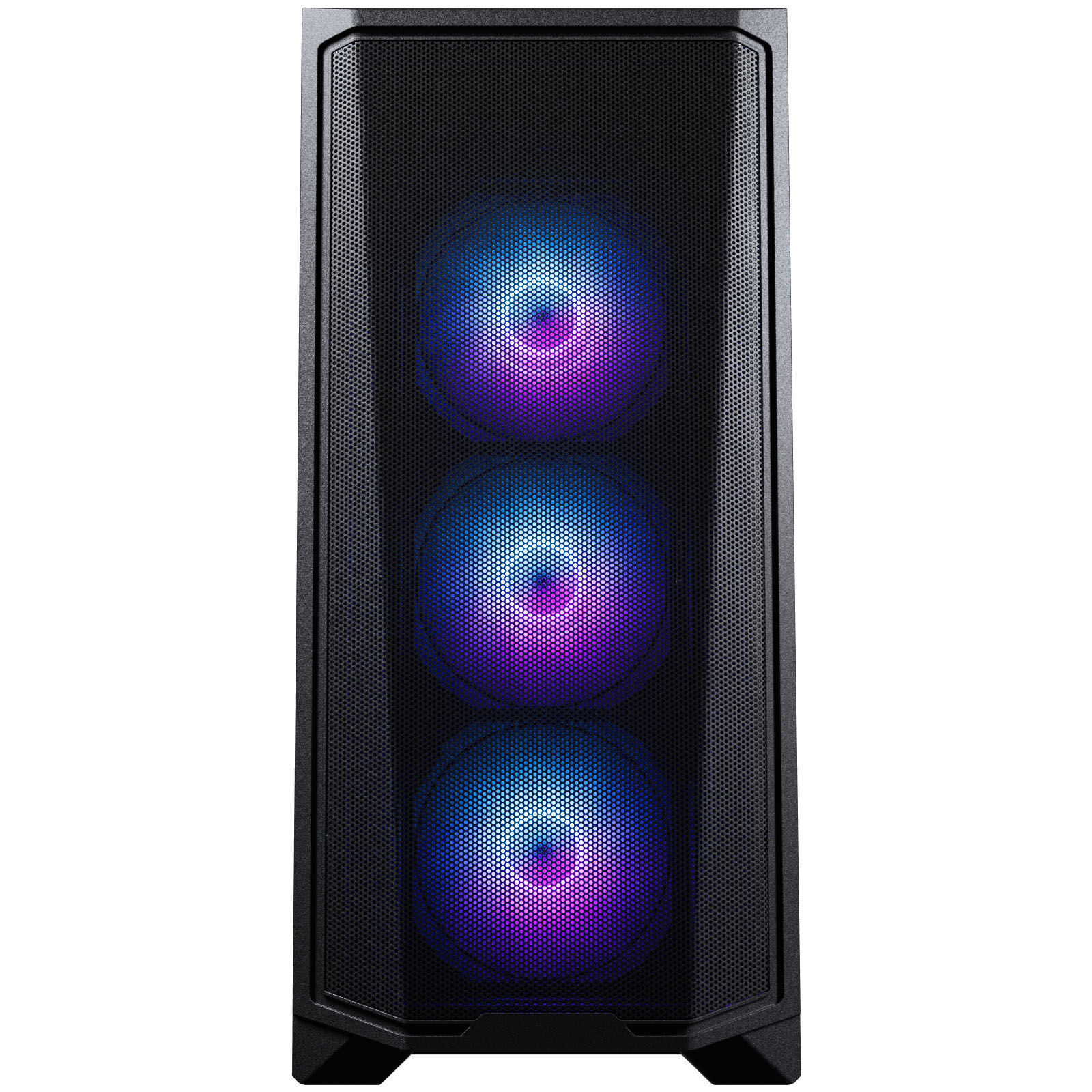 Phanteks Eclipse G370A PC Case, Midi-Tower, SSI-EEB, RGB, Tempered Glass - Includes 3x 120 mm Fans, Black : image 3